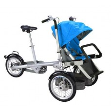 จักรยานรถเข็นเด็ก สีฟ้า (Baby stroller bike)